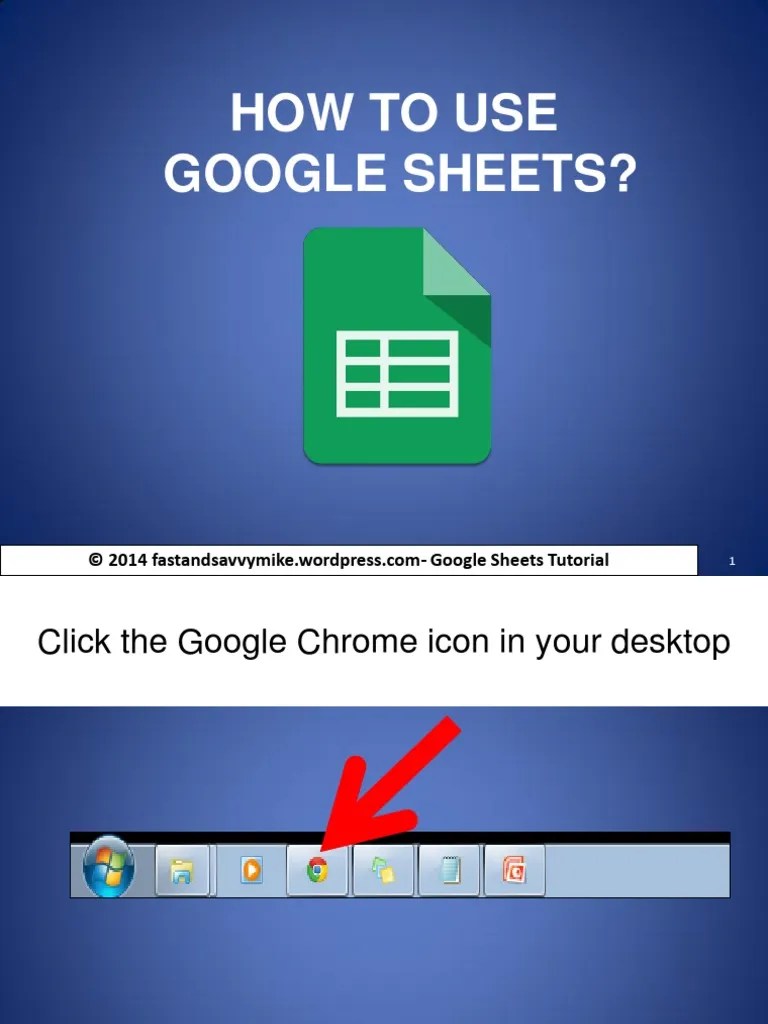 How To Use Google Sheets? PDF Google Gmail