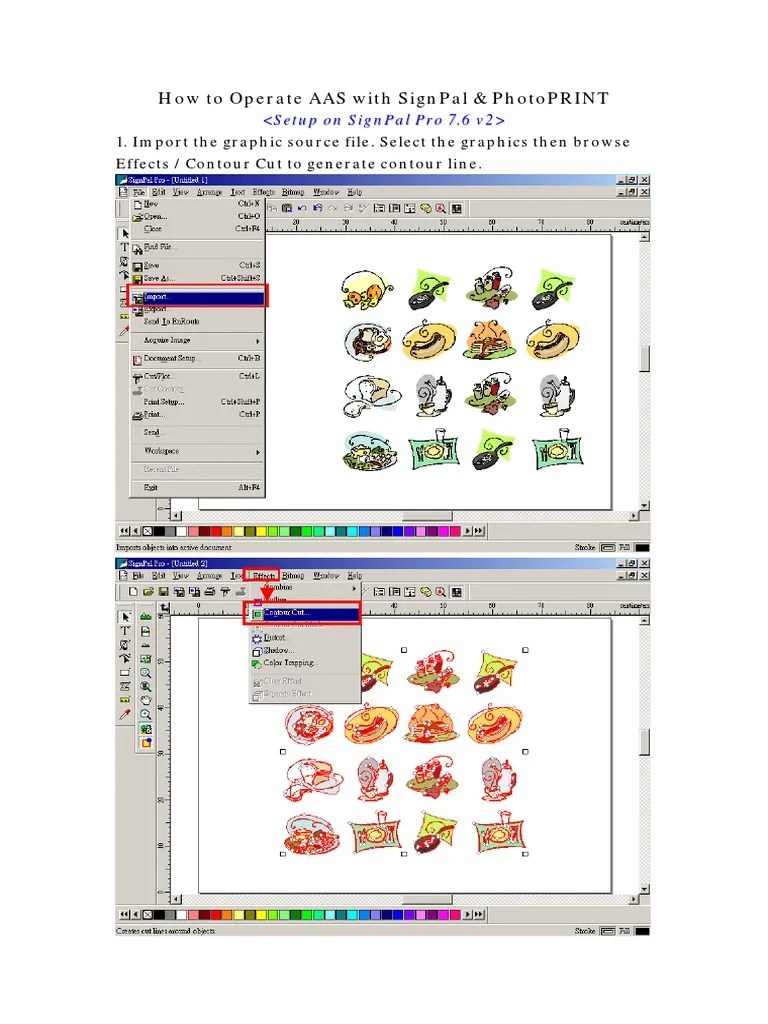 How To Operate AAS With SignPal & PhotoPRINT Download Free PDF