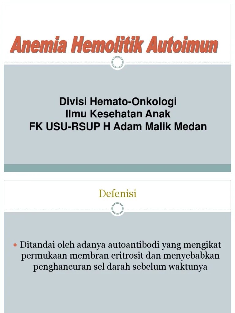 ANEMIA HEMOLITIK AUTOIMUN ADALAH PDF