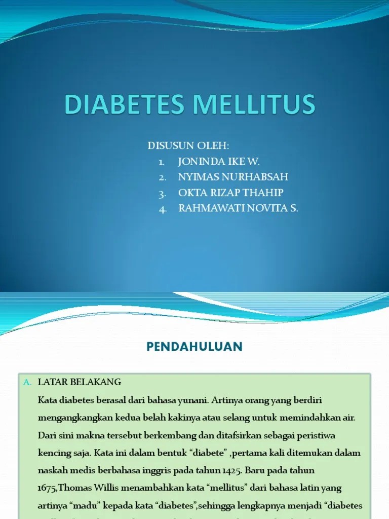 Diabetes Mellitus PPT