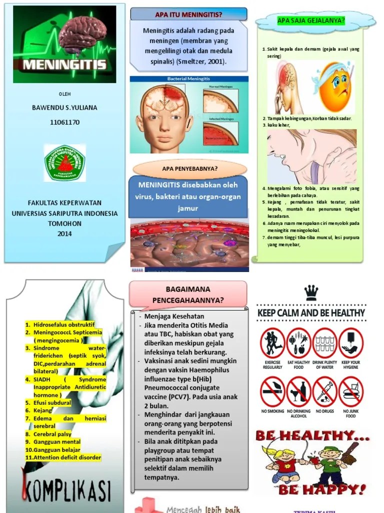 Leaflet Meningitis | PDF