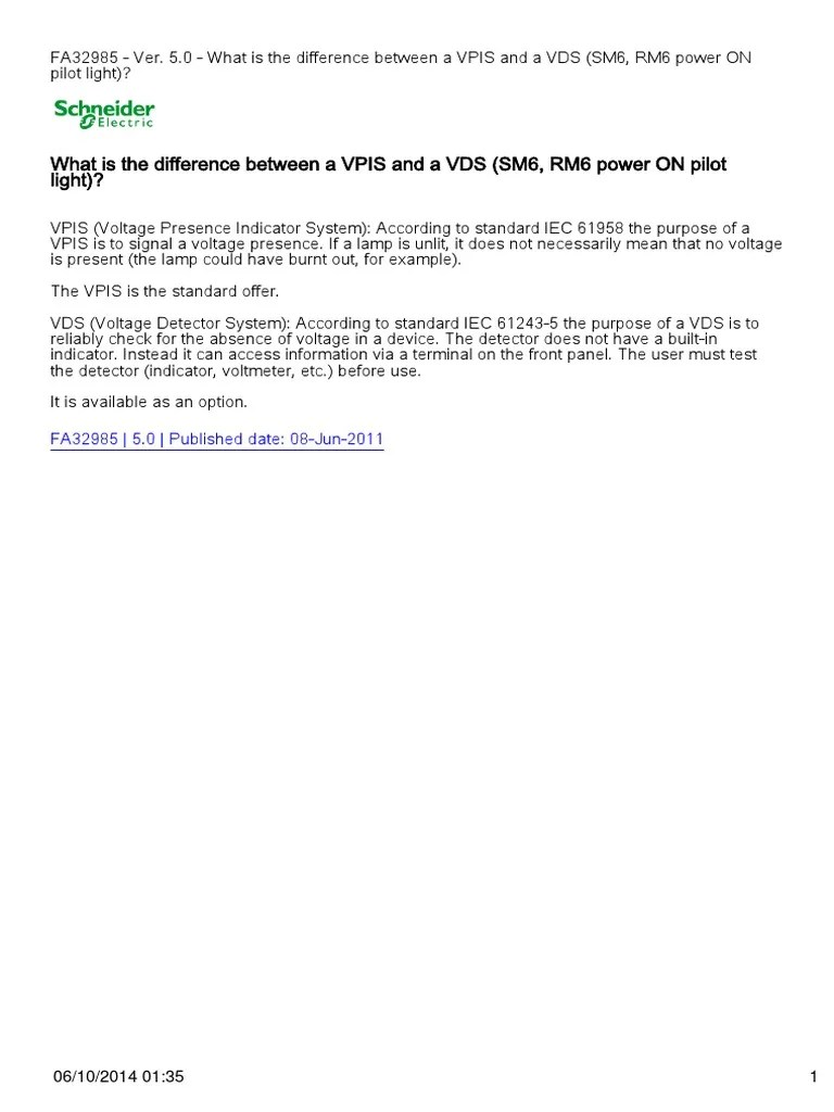 Difference Between VDS and VPIS PDF