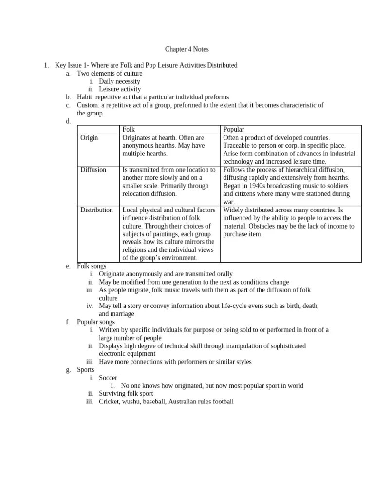AP Human Geography Notes Chapter 4 Recycling Digital & Social Media