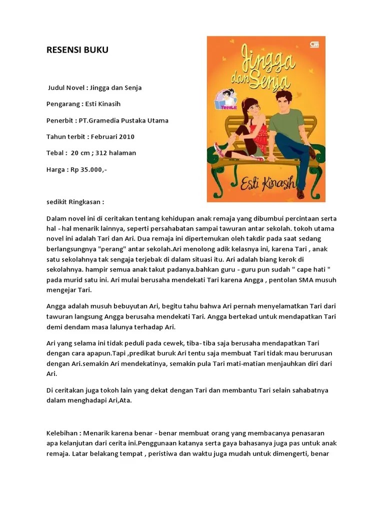 Resensi Buku Jingga Dan Senja | PDF