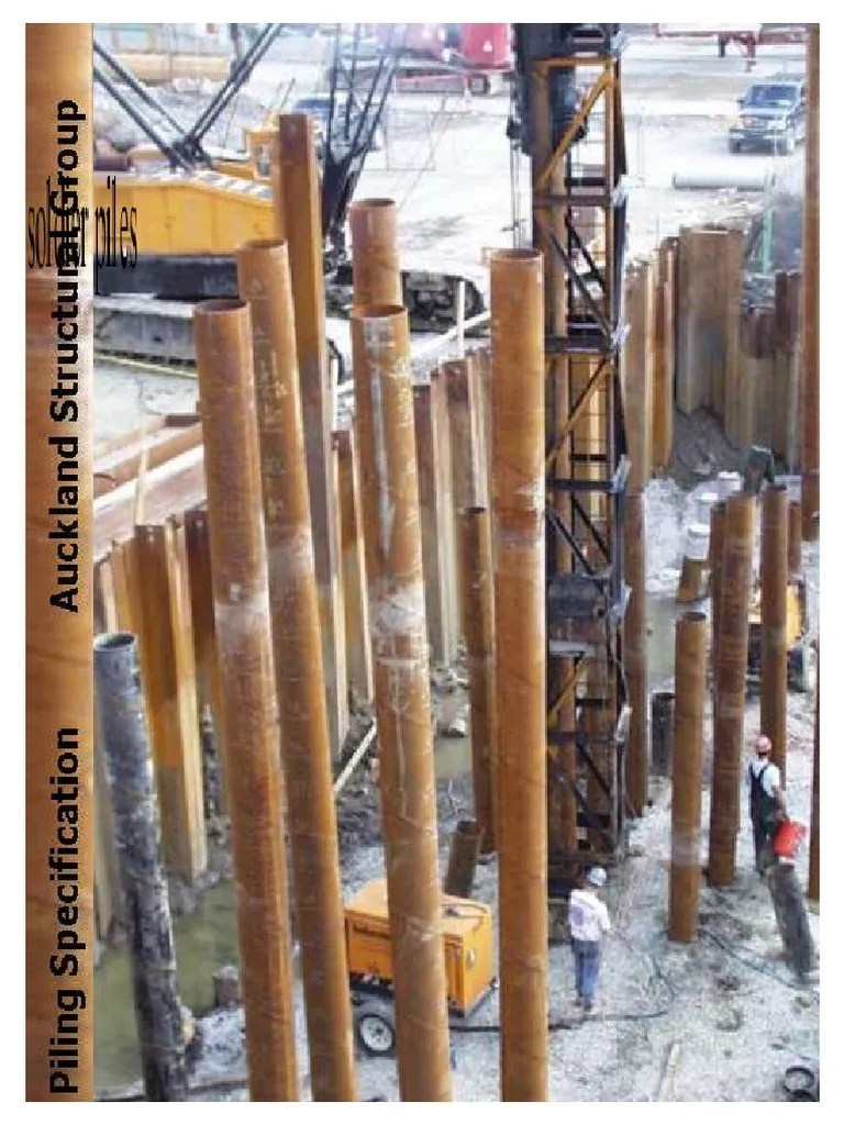 Asgpiles Rev g Deep Foundation Specification (Technical Standard)