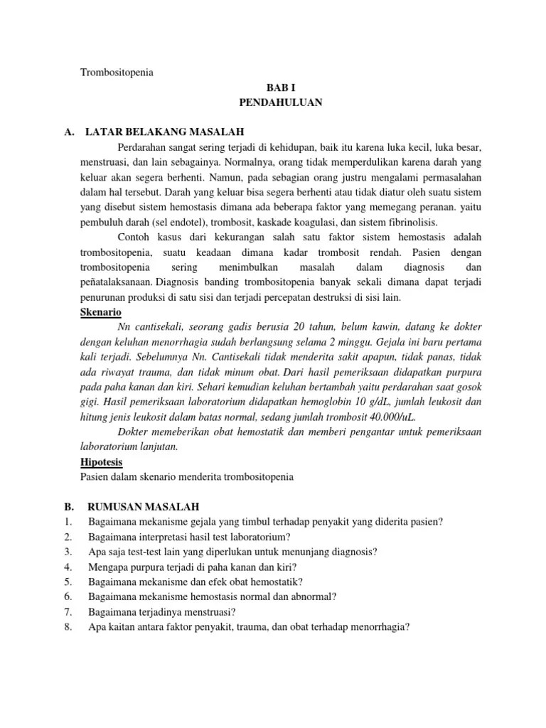 Trombositopenia | PDF