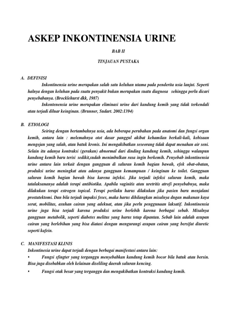 ASKEP INKONTINENSIA URINE PDF