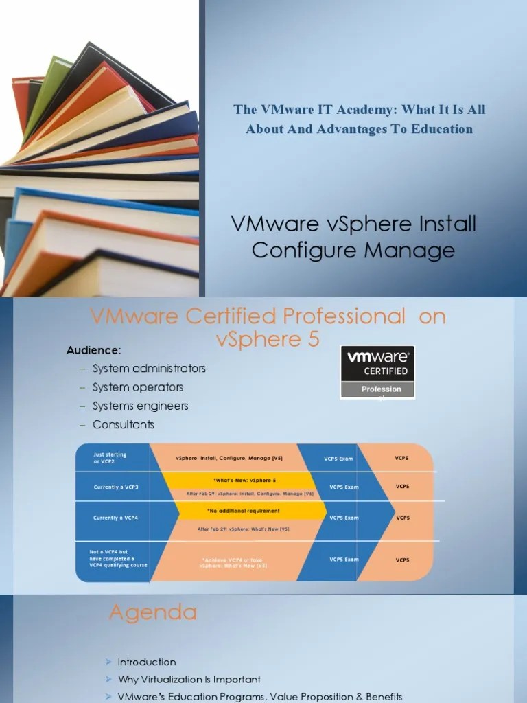 VMware Certified Professional on VSphere Cisco Certifications V