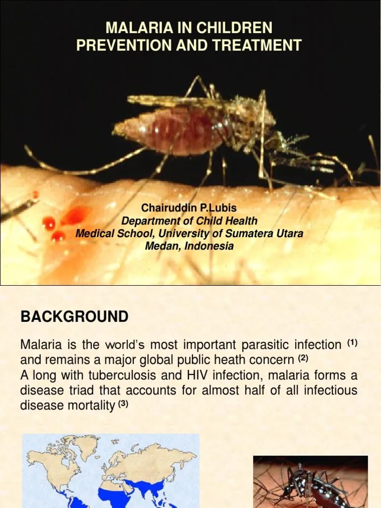 K25. Malaria pada Anak.ppt Malaria Plasmodium Falciparum