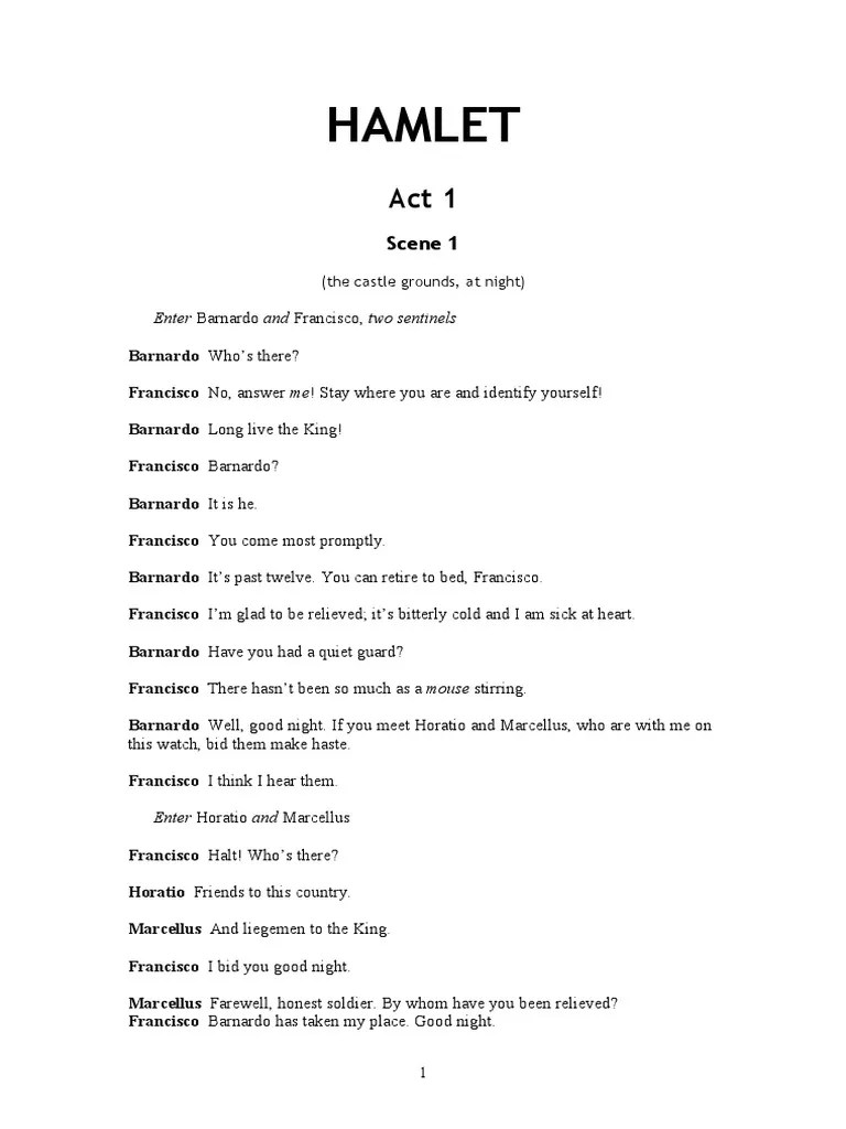 Shakespeares Hamlet in Plain English Hamlet Ghosts