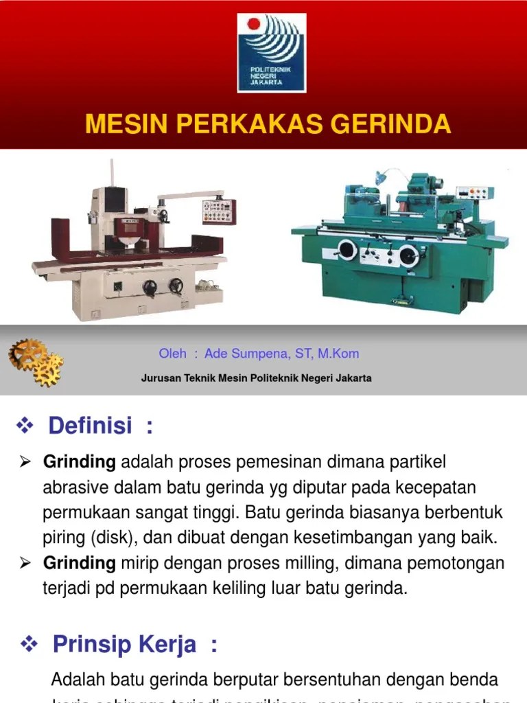 Mesin Gerinda | PDF
