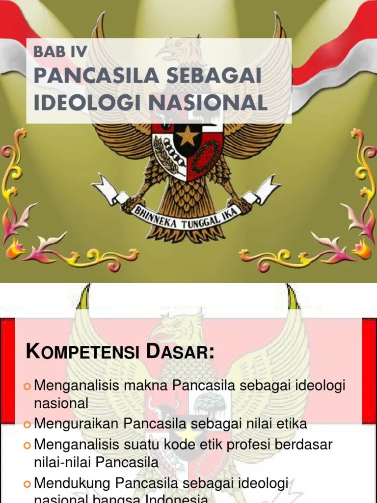 PANCASILA SEBAGAI IDEOLOGI NASIONAL