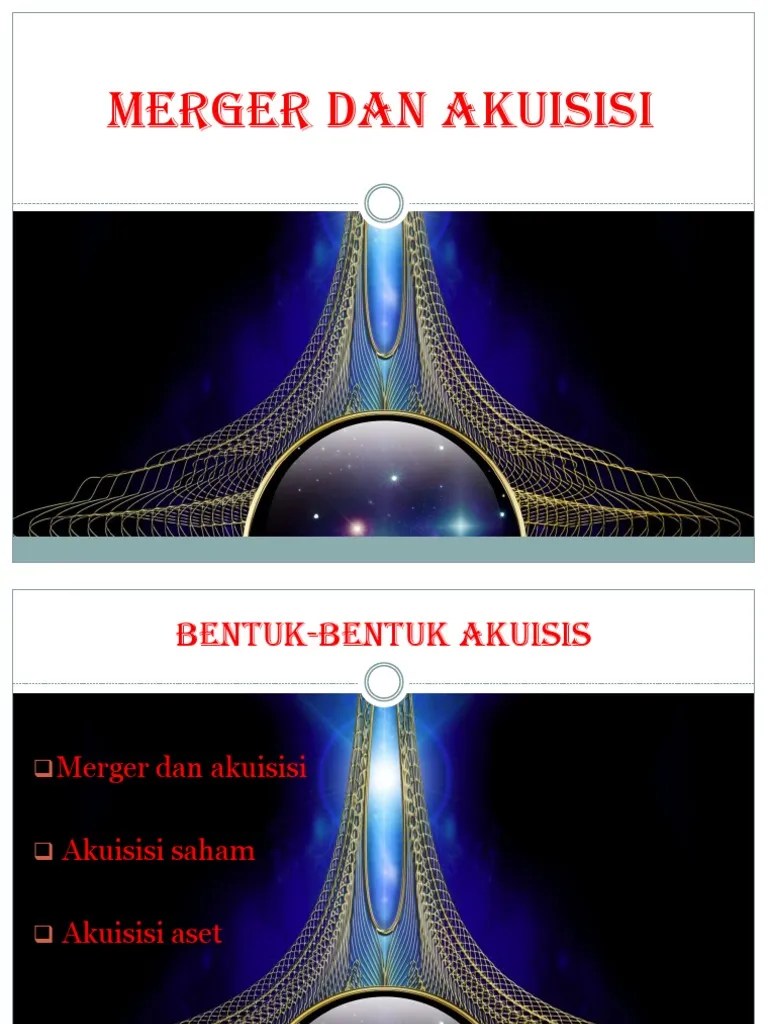 Merger Dan Akuisisi PDF