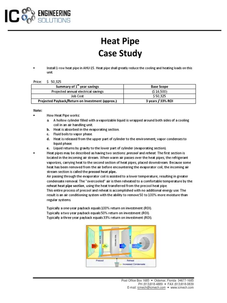 Heat Pipe in AHU PDF
