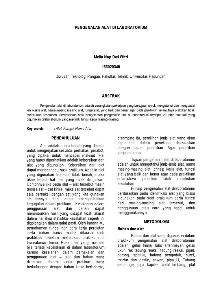 JURNAL PENGENALAN ALAT LABORATORIUM MIKROBIOLOGI PDF