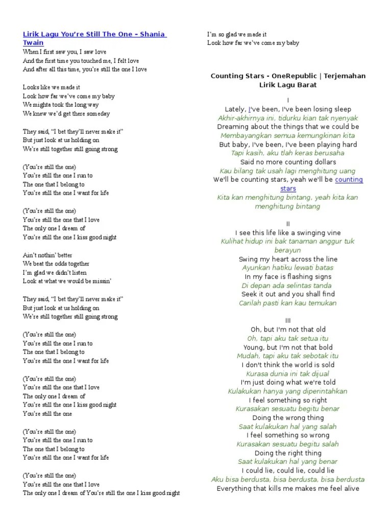 Lagu lirik Song Structure Songs