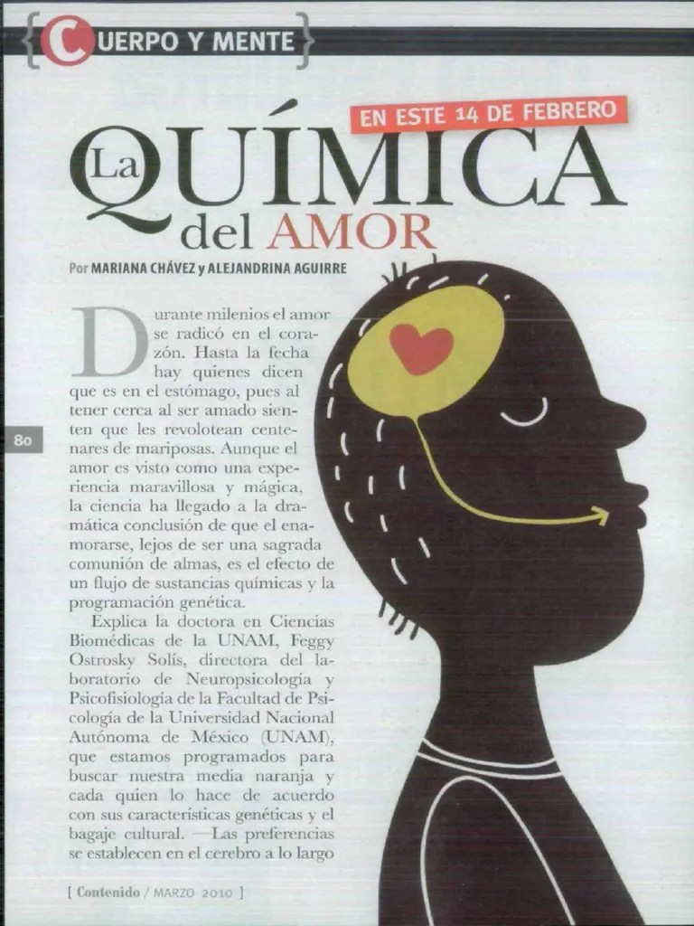 La Quimica Del Amor Feromona Amor