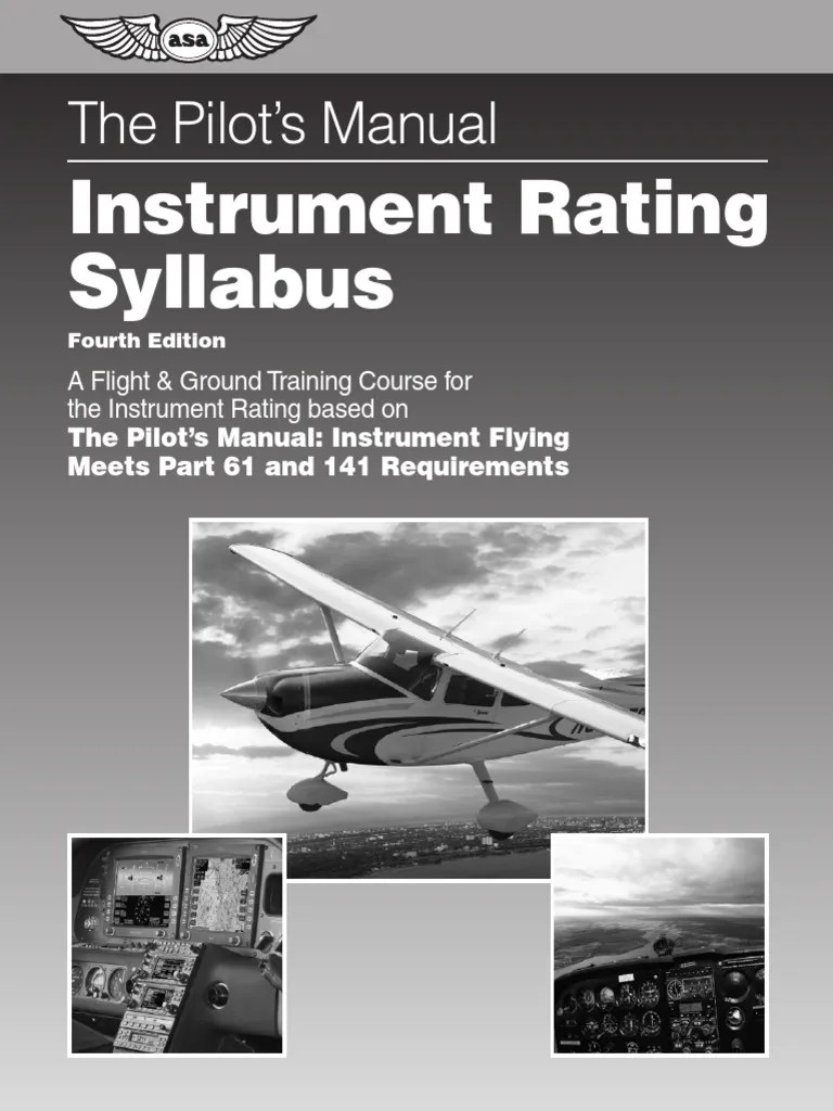 Instrument Rating Syllabus The Pilot's Manual PDF Instrument