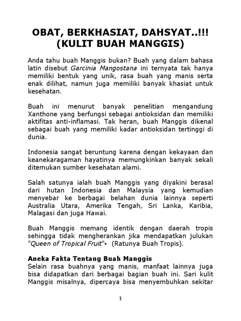 Contoh Teks Eksposisi Tentang Manfaat Buah Edukasi.Lif.co.id