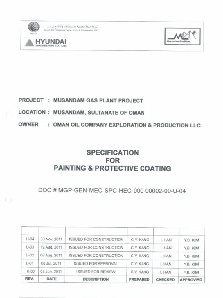 Painting Specification PDF