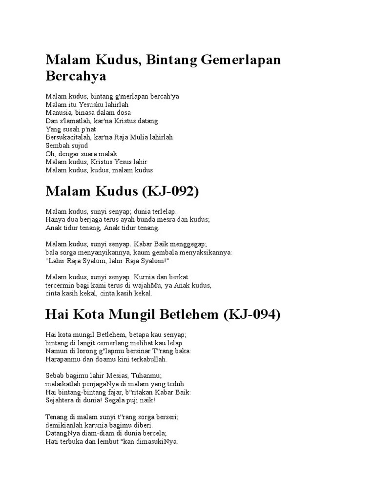 Malam Kudus | PDF