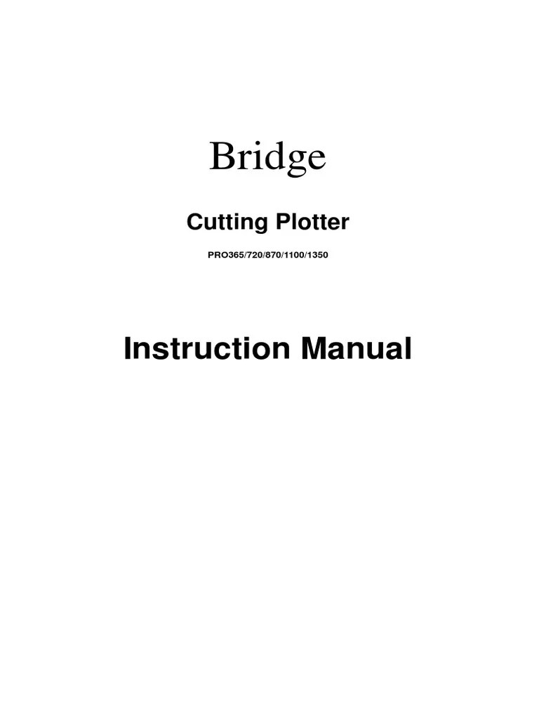 Artcut Bridge Manual PDF Device Driver Usb