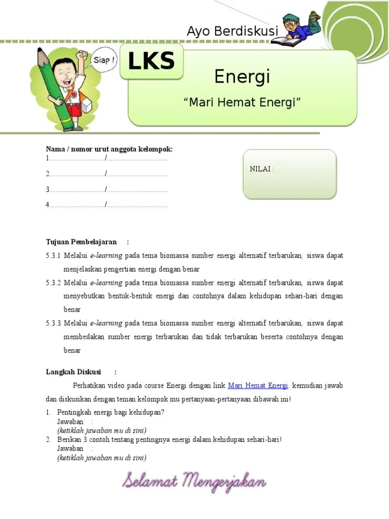 LKS Hemat Energi | PDF