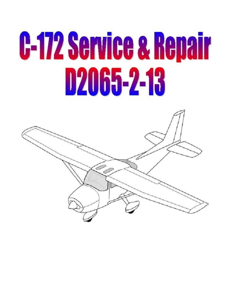 Cessna C172 Service & Repair Manual - 1977-85 | PDF | Aircraft