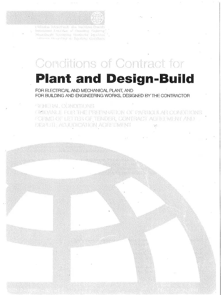 FIDIC Yellow Book Plant and DesignBuild1st ED 1999 PDF PDF