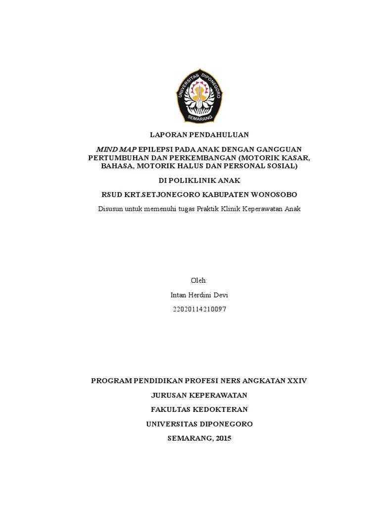 LAPORAN PENDAHULUAN epilepsi