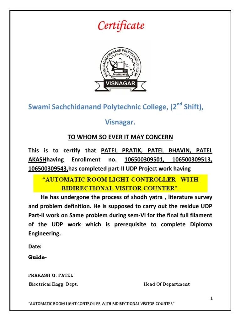 Automatic Room Light Controller | PDF | Flash Memory | Microcontroller