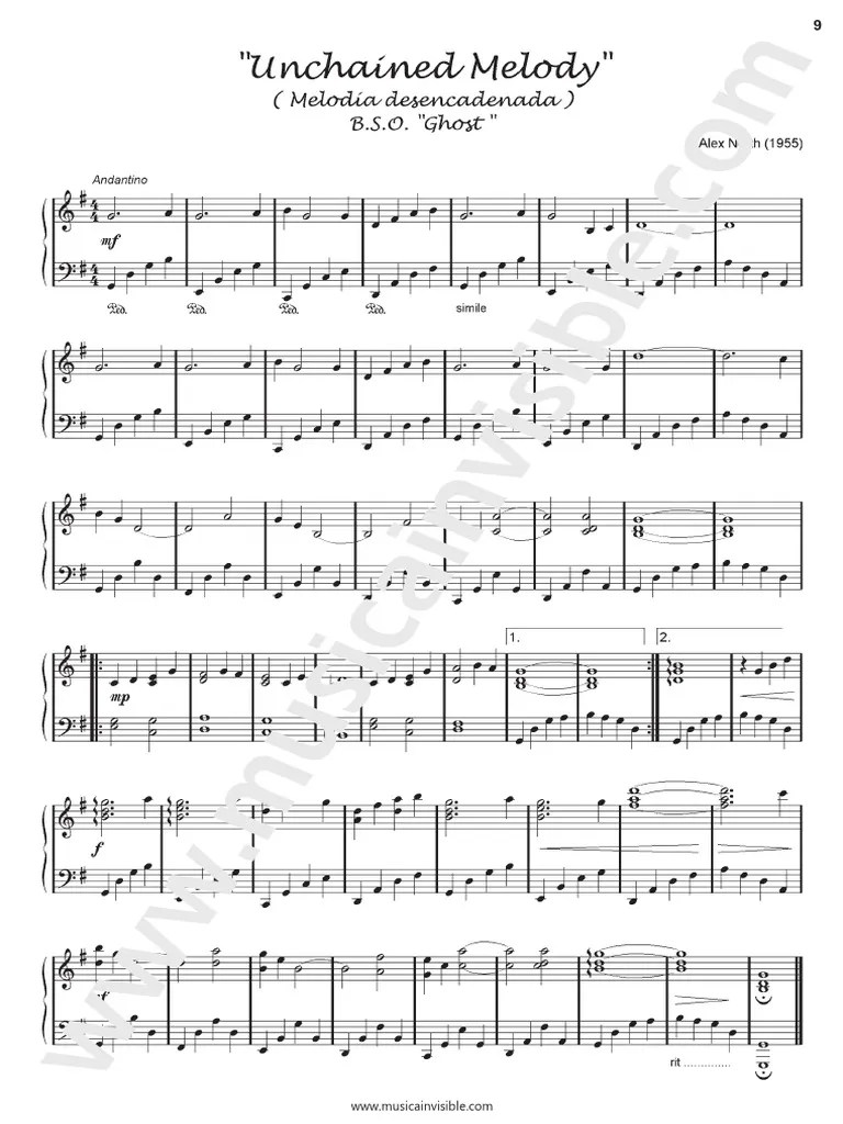 Melodia Desencadenada BSO GhostPartitura Violin PDF