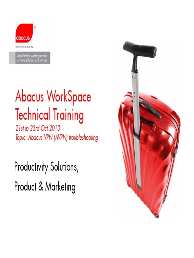 AWS Tech Trg Abacus VPN Troubleshooting Command Line Interface