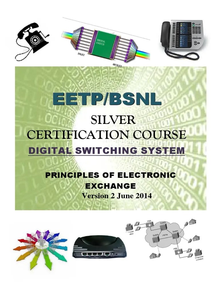 W2 Principles of Electronic Exchange Telephone Exchange Signaling