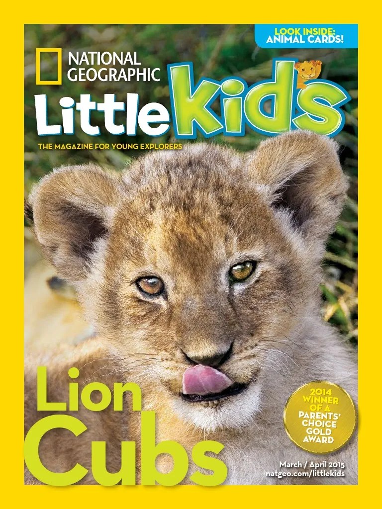 National Geographic Little Kids March April Fox Lion Prueba