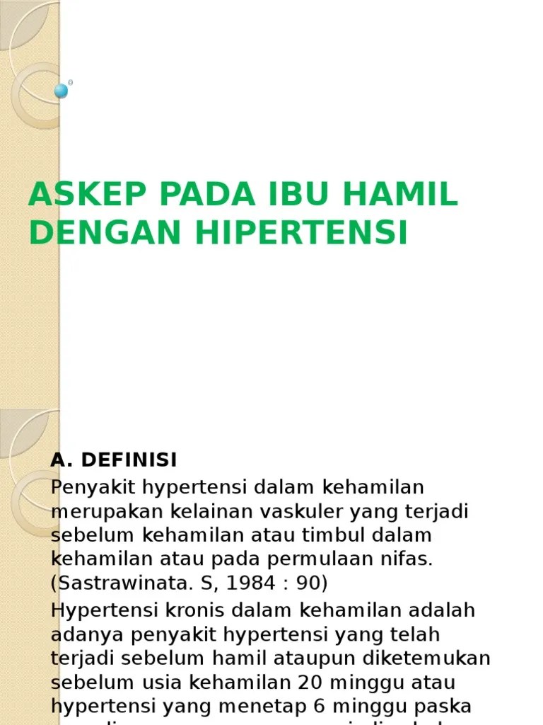 Askep Pada Ibu Hamil Dengan Hipertensi PDF