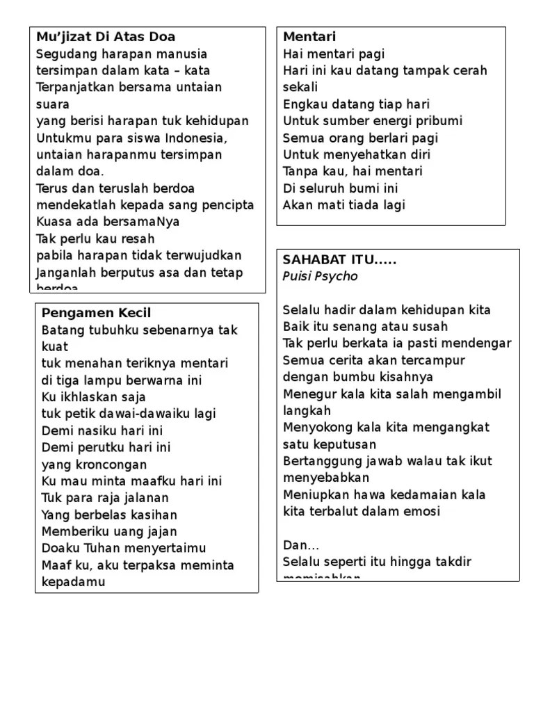 A Night In Tunisia Download Documents kliping tentang puisi