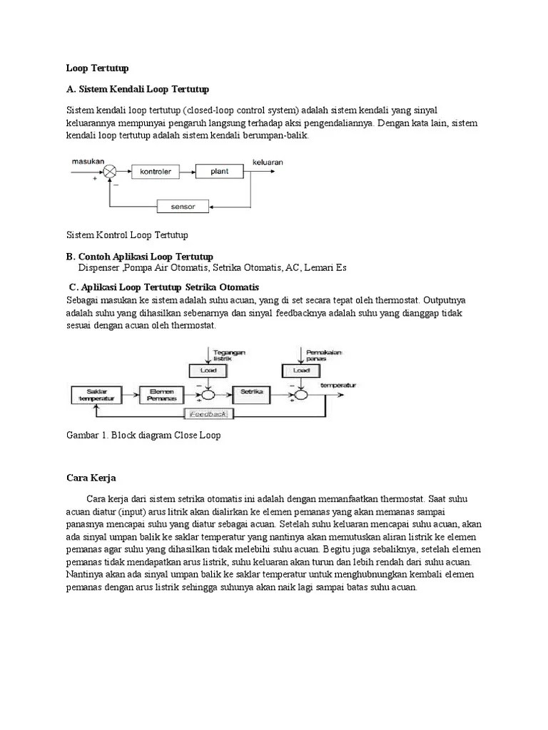 Loop Tertutup &amp; Terbuka | PDF