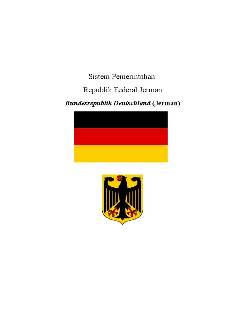 Sistem Pemerintahan Republik Federal Jerman