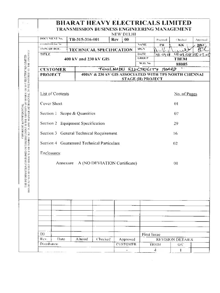Technical Specification