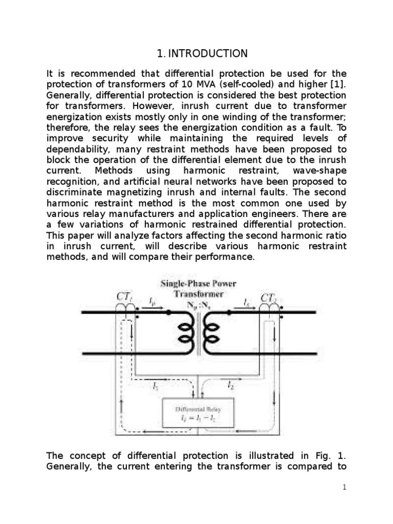 Lane Wiring Inrush Current Calculation Transformer