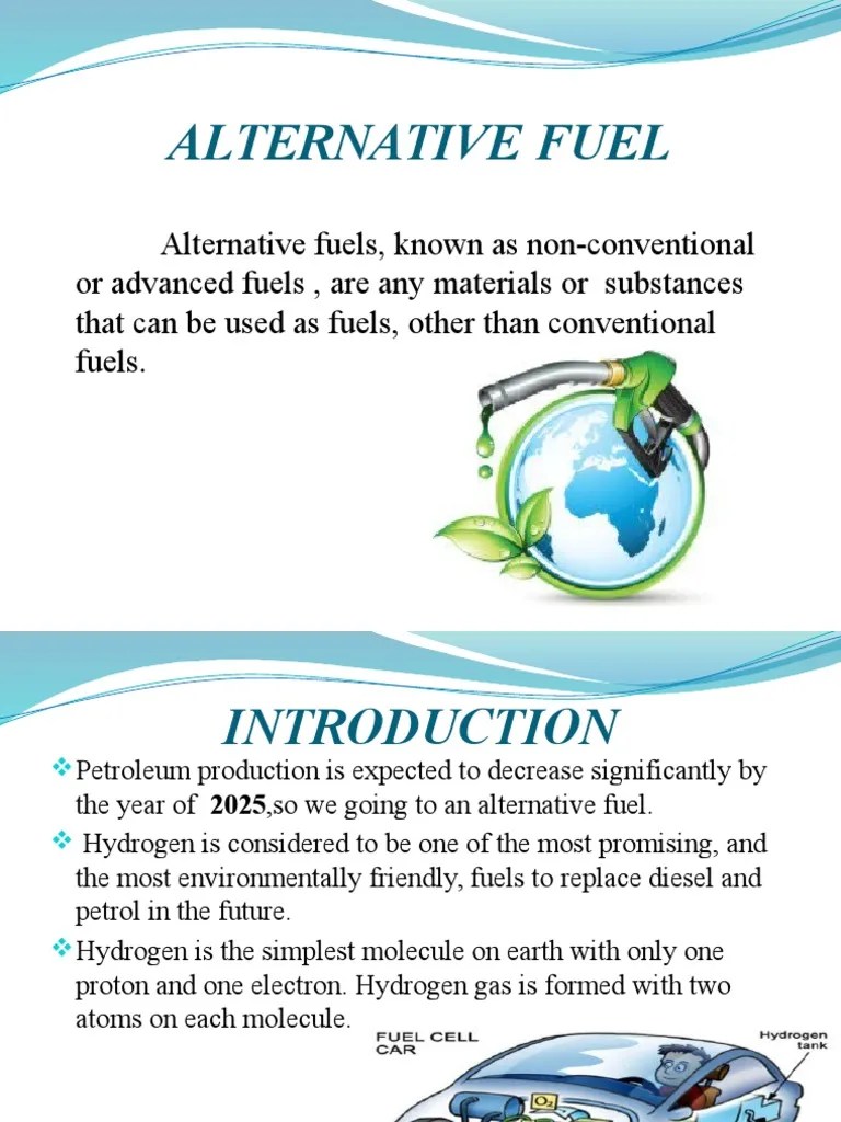 Alternative Fuels Alternative Fuel Fuels