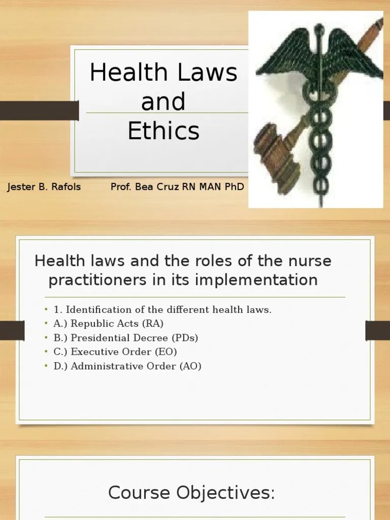 Health Laws Report Licensure Nursing