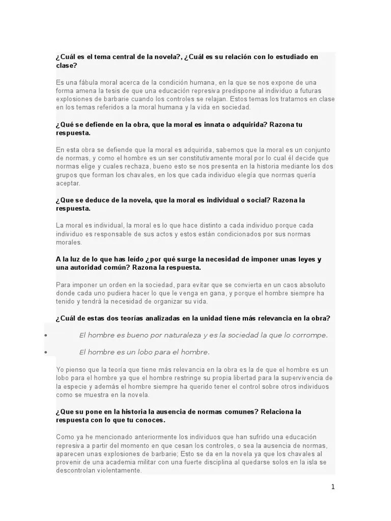 Cuál Es El Tema Central de La Novela