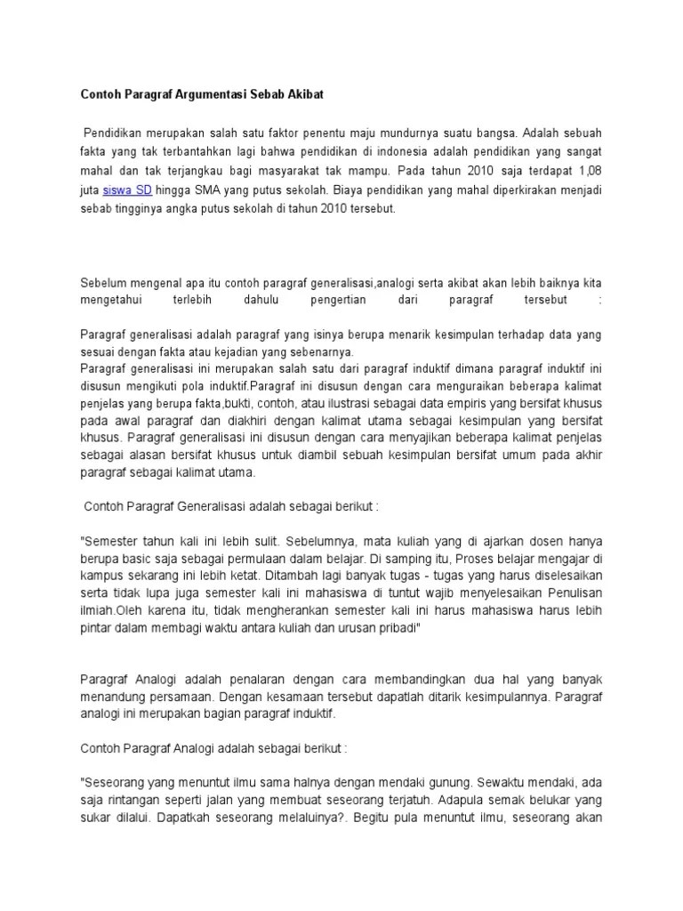 Contoh Paragraf Argumentasi Tentang Sampah - Mosaicone