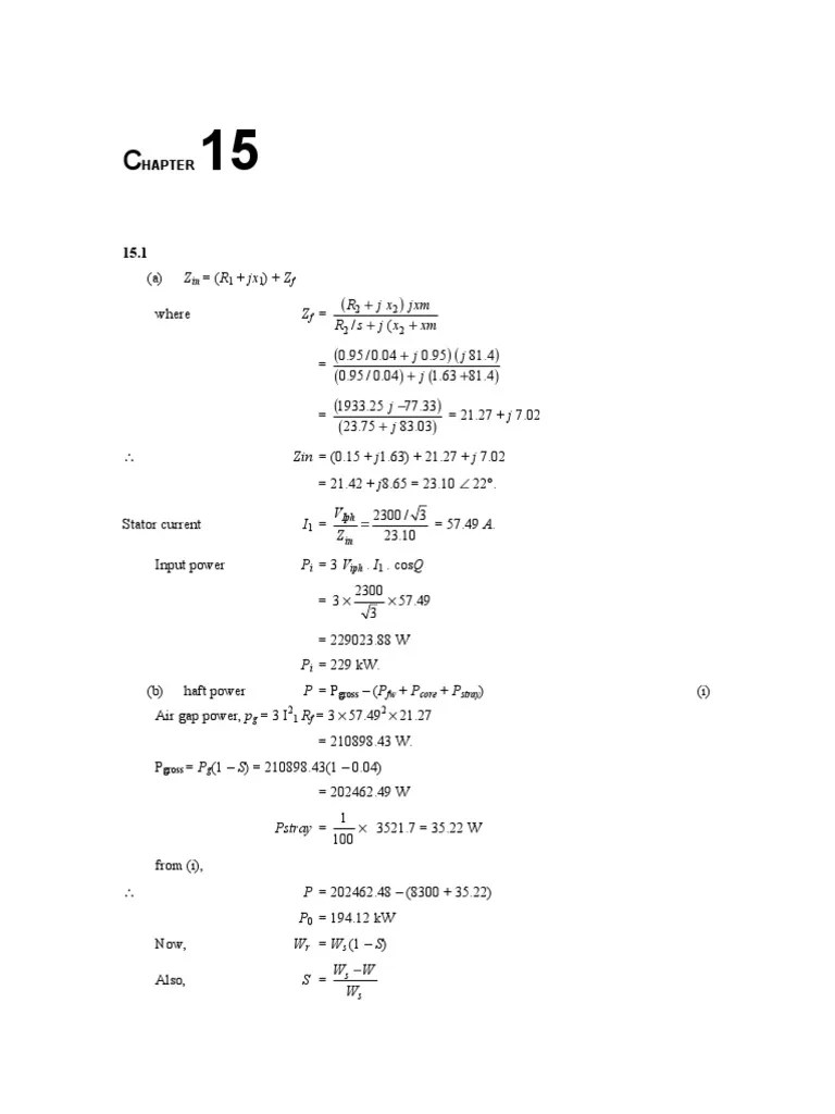 MD Singh Power Electronics Solution Manual To Chapter 15 PDF
