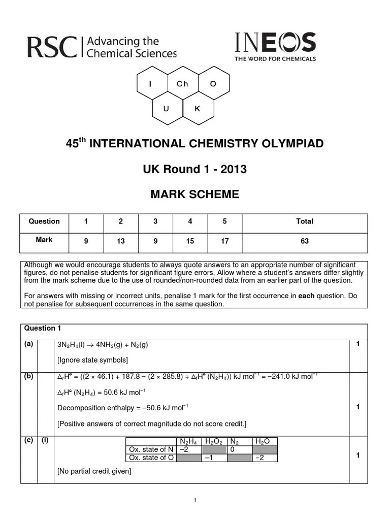 2013 R1 Olympic class scheme Carbon Nitrogen