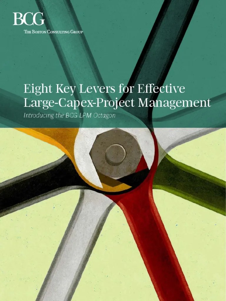 Eight Key Levers For Effective LargeCapexProject Management PDF