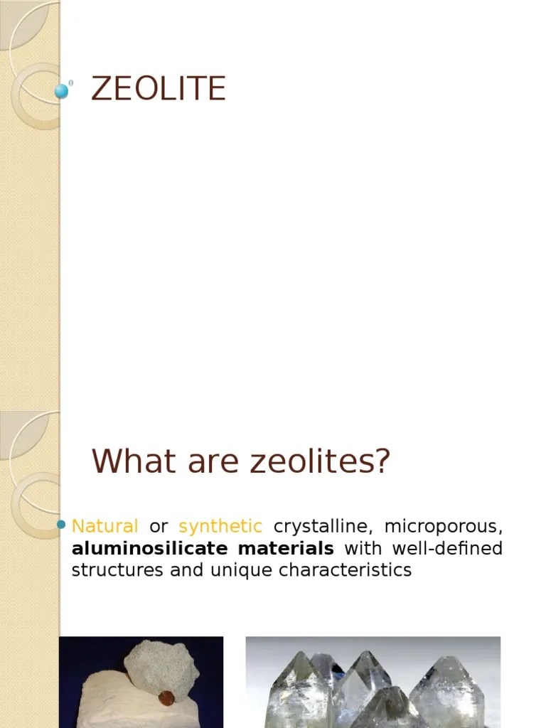 ZEOLITE Zeolite Natural Materials