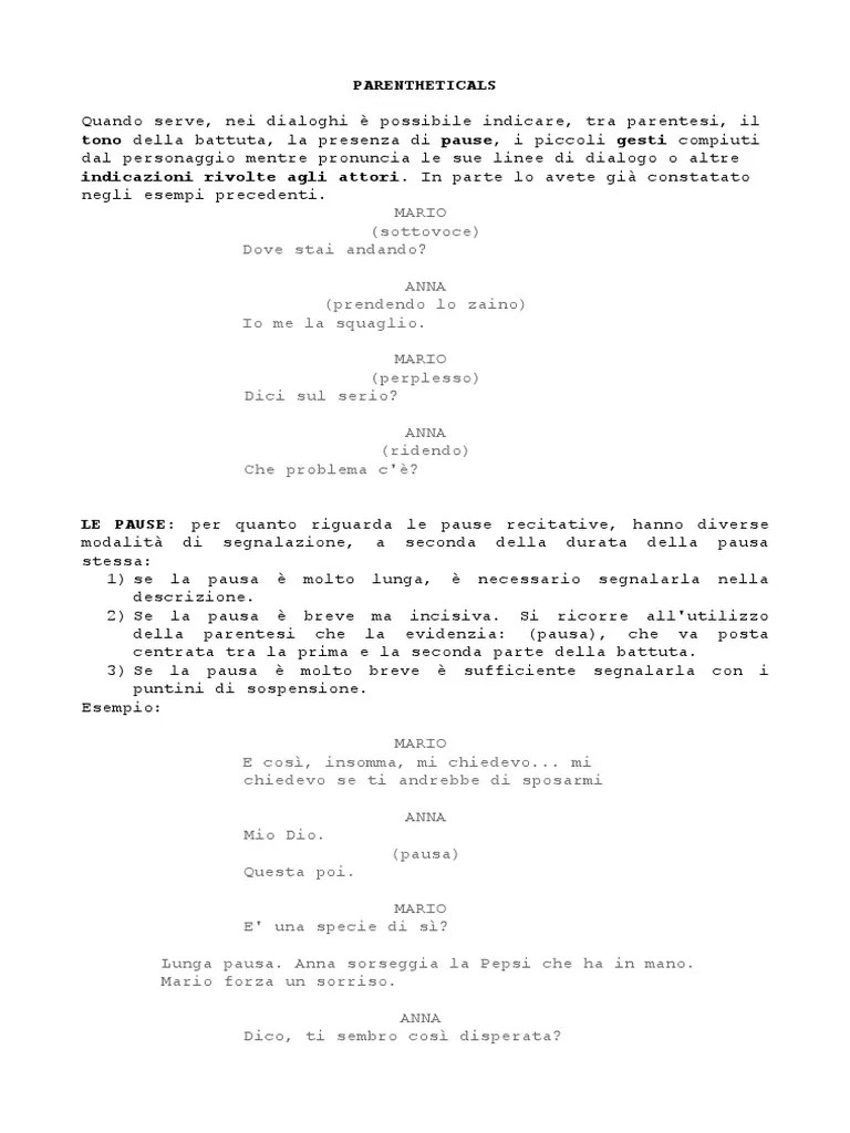 Sceneggiatura Lezione 34 PDF